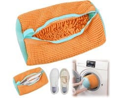 Waszak - Wasnet Voor Schoenen - Waszak Voor Schoenen - Schoenen Waszak - 39 x 19 Cm - Netje Anti-Vervorming - Delicaat Wasgoed - Schoen Wassen - Schoenenwaszak - Wasgoed - Wasmachine - Schoenen / Sneakers - Met Rits En Hangende Ring - Herbruikbaar — afbeelding 1