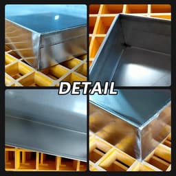 Opvangbak voor wasmachines, Vervanging van roestvrijstalen AC-afvoerbak for AC en wasmachine, meerdere maten(40x10cm(16x4in)) — thumbnail 3