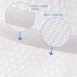 Waszak voor beha's - Lingerie net - Ondergoed wassen - Mesh ontwerp - 16x16cm - Roze — thumbnail 3