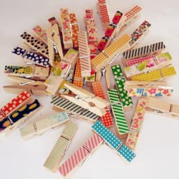 Dailygoods- Wasknijper 100 Stks - Kleurrijk Houten - Foto Clips — thumbnail 3