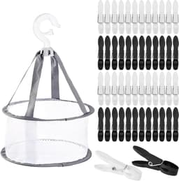 Kleurige Plastic Wasknijpers - 48 Stuks voor Handdoeken, Kleding en Sokken met Opbergtas — thumbnail 1