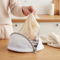 Ondersteunende wasnet voor bh's, 4-delige set voor wasmachine, ideaal voor delicate kleding en ondergoed (19x17 cm) — thumbnail 4