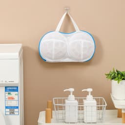 4-delige waszak set voor bh’s – Wasnet met rits – Herbruikbare waszakken voor lingerie en kleine kledingstukken — thumbnail 2