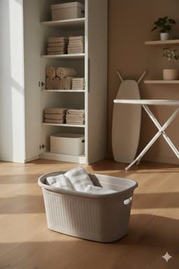 Heupwasmand 'Domus' - 35 liter - Greige — thumbnail 3