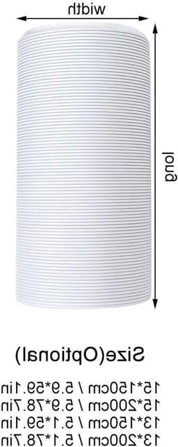 Flexibele Afvoerslang voor Airconditioner - Vervangingsonderdeel 2M, Diameter 13cm, Geschikt voor Diverse Airco's en Ventilatiesystemen — thumbnail 4