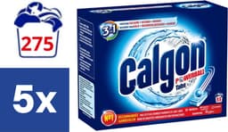 Calgon 3 in 1 Powerball Tabs Wasmachine Reiniger en Anti kalk - 55 Tabletten x5 — thumbnail 1