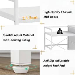 Wasmachine Ombouw - Opbouwmeubel - Kast Wasdroger - Meubel - slimme opberg — thumbnail 2