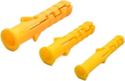 Kunststof Muurankers - Expansiepluggen Schroefpluggen - Vastzetten Objecten - Verhoogde Verankeringskracht - M6 M8 M10 850 Stuks - Grijs — thumbnail 5