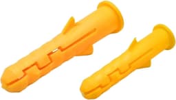 Kunststof Muurankers - Expansiepluggen Schroefpluggen - Vastzetten Objecten - Verhoogde Verankeringskracht - M6 M8 M10 850 Stuks - Grijs — thumbnail 1