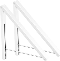 Vouwbare Wandbeugel voor Droogrek van Aluminium, Ruimtebesparend en Ideaal voor Thuisgebruik — thumbnail 1