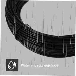Intrekbare Waslijn - Roestvrij Staal Kabel - Buiten Droge Kleding - Roestbestendig PVC Coating - 25 Meter - Zwart — thumbnail 4