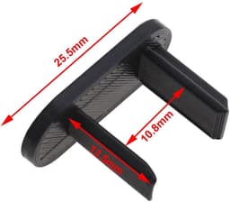 ONF3 - 8-delige set clips - Vervanging - Zwart - Achterste bagagerek clips - Perfecte pasvorm voor Ford Fiesta MK8 - Duurzaam kunststof — thumbnail 4