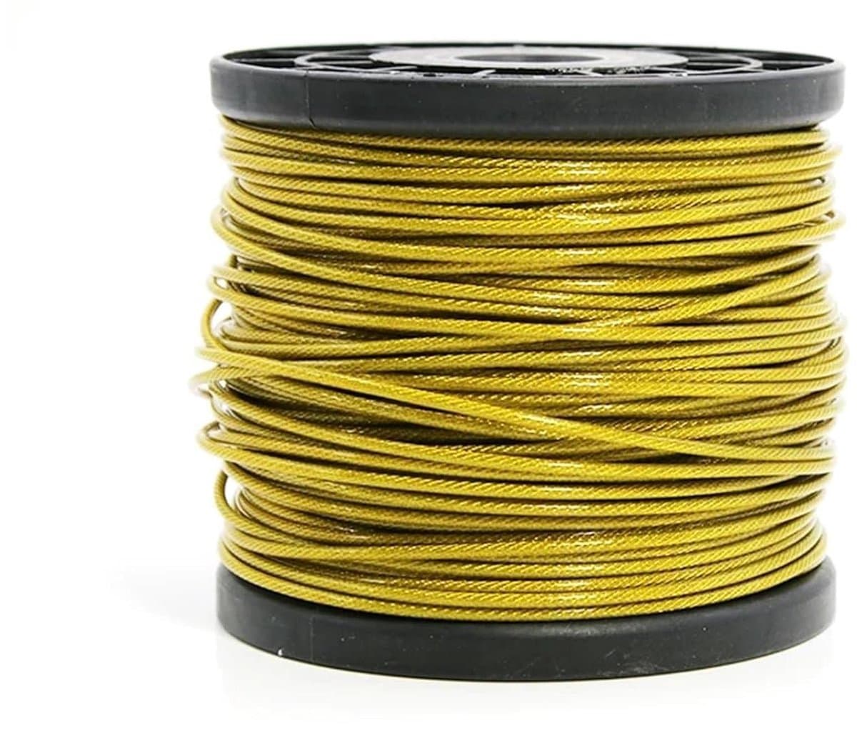 Kabel Draad - Gecoate Lijn - Kleding Drogen - Onderhoudsvrij - 3.0mm Diameter - Geel — afbeelding 1