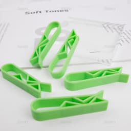 Vuilniszak Clips - Prullenbak Houder - Keuken Afval - Anti-Slip Ontwerp - 10 Stuks Groen — thumbnail 3