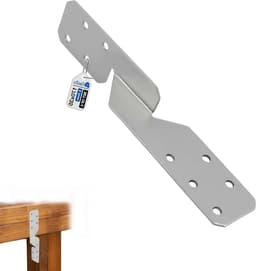 Gordinganker Universeel - Sparanker Steunanker - Houtverbindingen Maken - Schuine Vorm - 170 x 35 mm - Verzinkt — thumbnail 1