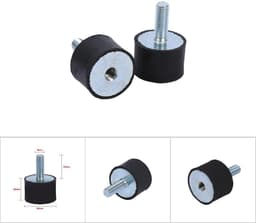 Cosensi - Rubber Vibration Mount - Anti Vibration - Hoogwaardige Demping - 4x M8 M6 Rubber Mounts - Geluidsisolatie - Geschikt voor Compressor en P... — thumbnail 5