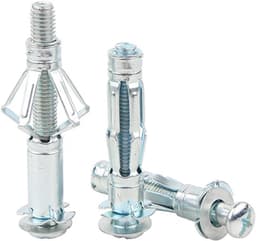 Holle Muurankers - Bevestigingen Ankers Pluggen - Gipsplaat Bevestigen - Roest Corrosieweerstand - M5x80 - Zilver — thumbnail 1