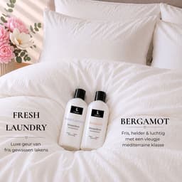 Labryce Wasparfum – Fresh Laundry & Bergamot – 2 x 250 ml – Duo Pakket — thumbnail 2
