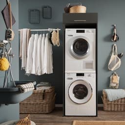 Wasmachinekast - Drogerkast Overbouw - Ruimte Besparen - Efficiënte Opslag - 675 x 200 cm - Antraciet — thumbnail 2