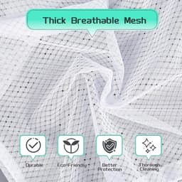 2 stuks Filet a Linge, Lingezak met Snimming, Filet Linge Wasmachine, Waszak in Mesh, Filet de Wasse, Fin voor Wasmachine 40 x 30cm — thumbnail 2