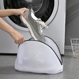 Waszak Voor Schoenen In De Wasmachine - Voorzien Van Ritssluiting Tegen Het Draaien,Schoonmaakzak Om Schoenen In De Wasmachine Te Wassen - Voor Pantoffels Sneakers Sokken Jassen Knuffelbeesten Tassen — thumbnail 2