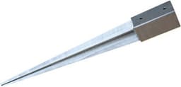 Paalhouder met Pen Vuurverzinkt Vierkanthout 151x151x900x2,5 mm — thumbnail 3