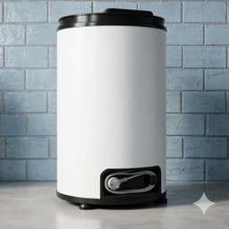 Melchioni Family Tornado Inox Draagbare - Wit - Inox Draagbare Wasdroger 6 kg - Medahomestore — thumbnail 1