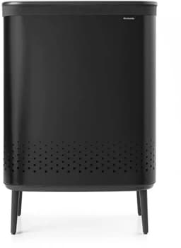 Brabantia Bo Hi Wasmand - met Deksel - 2 x 45 l - Wassorteerder - 2 Vakken - Matt Black — thumbnail 2