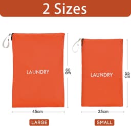 Dailygoods- Reiswaszak waterdicht - Waszak groot - Opvouwbare wasopbergtas - 2 stuks - Ritssluiting - Voor reizen/vakantie — thumbnail 3