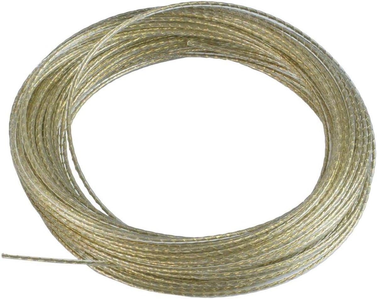 Waslijn Staaldraad - Kledinglijn - Buiten Drogen - Scheurt Niet - 50 meter - Zilver — afbeelding 1