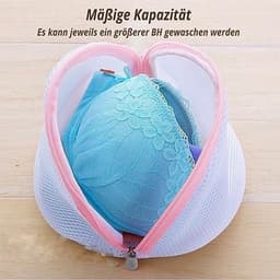 Dailygoods- Wasnet - Wasnet voor wasmachine - Waszak voor beha's - Waszakken voor wasgoed - 3 Stuks - Roestvrij staal rits - Duurzaam polyester — thumbnail 3
