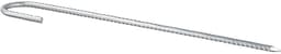 Dailygoods- Grondanker Verzinkt Staal - 8 Stuks - J-vormige Haringen - Tuinharingen - Camping - Outdoor Activiteiten - Geschikt voor Diverse Bodems - Tentharing — thumbnail 4