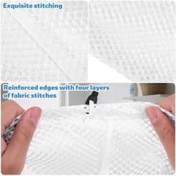 Dailygoods- Waszak Groot 60x90cm - Waszakken voor Wasgoed - Wasnet - Vouwbaar - Polyester - Duurzaam Materiaal — thumbnail 2
