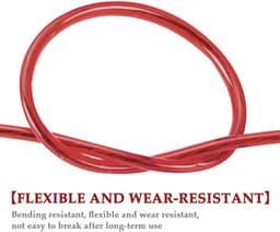 Waslijn PVC - Droogtouw Staalkern - Buiten Drogen - Weerbestendig UV-bestendig - 50 meter - Rood — thumbnail 3