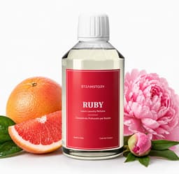 SteamStory Luxe Wasparfum Ruby - Luxe bloemige geur met citrus, roos & amber - 250 ml — thumbnail 1