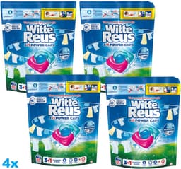 Witte Reus Wasmiddelcapsules 3+1 Power Caps Wit en lichtgekleurd - 4 x 65 beurten - Voordeelverpakking — thumbnail 2