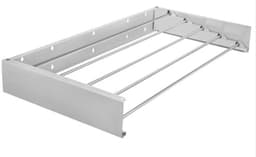 MOZY® - Uitklapbaar Wanddroogrek - Wit - 80 cm - Wandmontage - tot 20 kg - 4 Meter Drooglengte - Inklapbaar Droogrek - Muurdroogrek - Wasrek — thumbnail 5