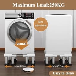 Verstelbaar Sokkelplatform voor Huishoudelijke Apparaten - 12 Poten, Antislip, Extra Stabiliteit — thumbnail 3