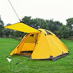 Duurzame Grondankers voor Tent en Tuin, Galvanized Grondpinnen, 30 cm, 4 Stuks, Ideaal voor Trampolines en Schommels — thumbnail 3