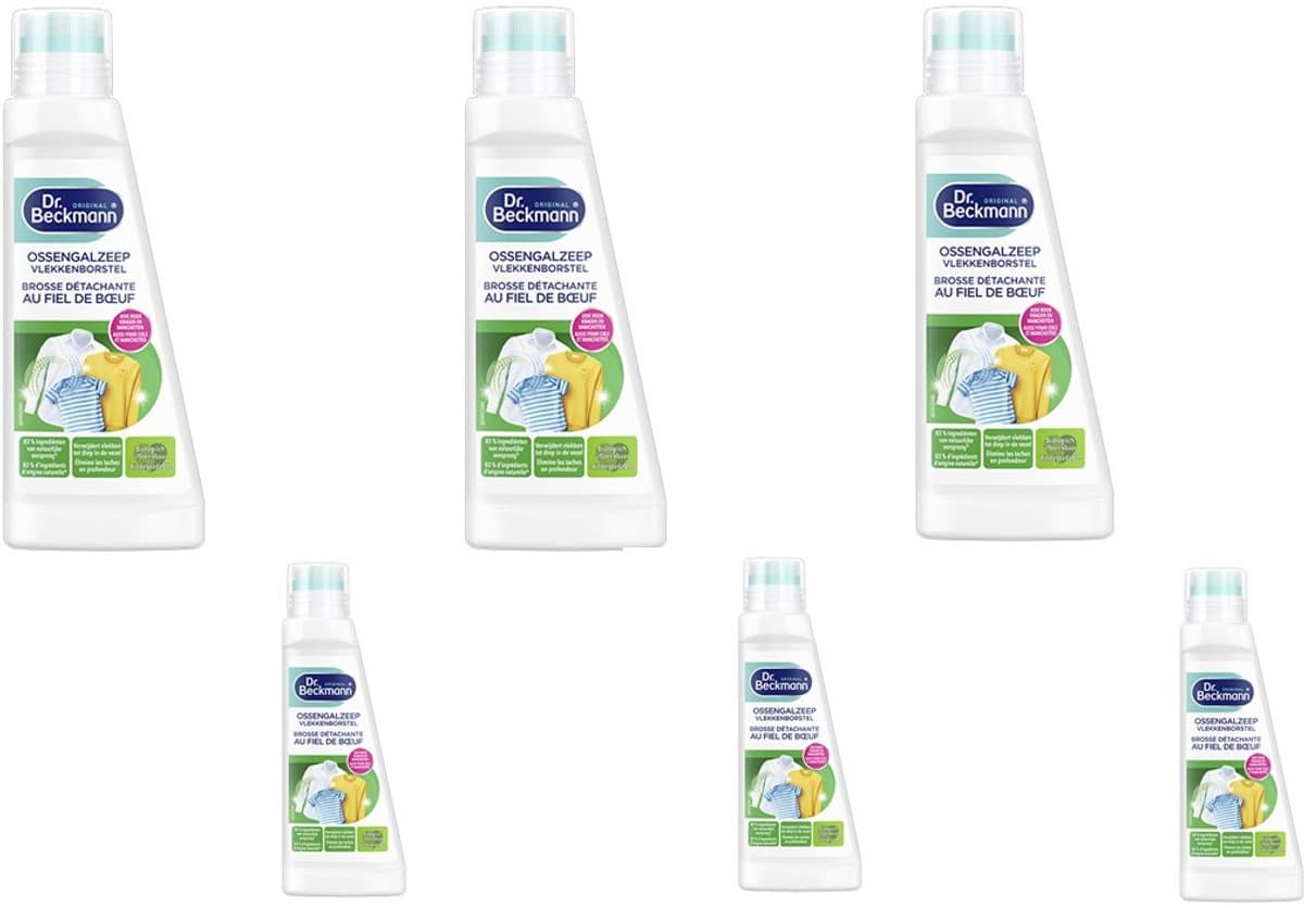 Dr. Beckmann - Original - Ossengalzeep - Vloeibaar met Vlekkenborstel 6 x 250 ml — afbeelding 1