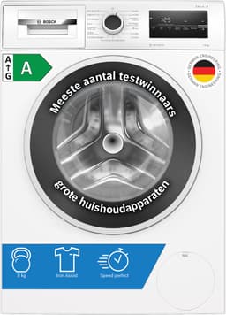 Bosch WAN2827BNL - Serie 4 - Wasmachine met stoom - 1400 rpm - Energielabel A - 8 KG - Iron Assist: vermindert kreukels tot 50% - SpeedPerfect: perfect schoon tot wel 65% sneller. - Stil — thumbnail 1