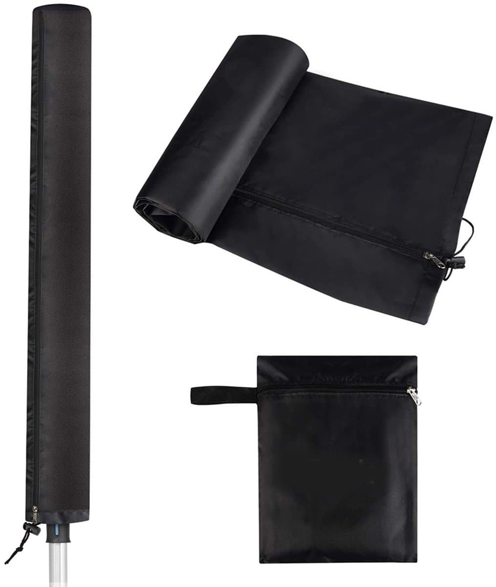 Beschermhoes voor Droogmolen met Rits van Oxford Stof -165 cm L x 16 cm B - Beschermhoes voor paraplu - Waslijn (420D) - UV-Bestendig en Waterdicht - praktisch voor bescherming buitenshuis — afbeelding 1