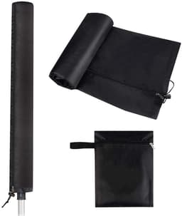 Beschermhoes voor Droogmolen met Rits van Oxford Stof -165 cm L x 16 cm B - Beschermhoes voor paraplu - Waslijn (420D) - UV-Bestendig en Waterdicht - praktisch voor bescherming buitenshuis — thumbnail 1