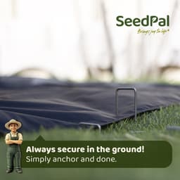 SeedPal Grondankers/Haringen Anti Roest - 100 Stuks - Roestvrije & Verzinkte Bodemankers Voor Bevestiging - 150 mm x 30 mm x Ø3 mm - Aardnagels/Bodemhaken Van Staal - Grondverankering/Bodembevestiging — thumbnail 5