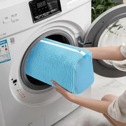Set van 2 Waszakken voor Sneakers - Mesh Schoenbeschermers voor Wassen, Ideaal voor Sport- en Casualschoenen — thumbnail 3