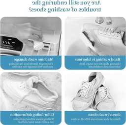 Set van 2 Waszakken voor Sneakers - Mesh Schoenbeschermers voor Wassen, Ideaal voor Sport- en Casualschoenen — thumbnail 4