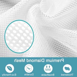 Set van 2 Wasnetten voor Wasmachine, 40 x 50 cm, Herbruikbare Waszak, Bescherming voor Kleding, Voorkomt Vervorming en Vouwen van Kleding — thumbnail 5