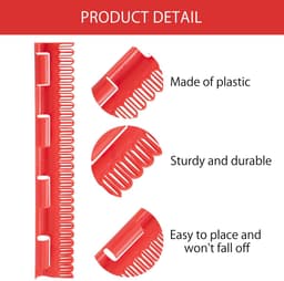 Dailygoody - Sokkendroger - Klein kunststof - Multifunctioneel drogen - Grijs, rood, groen, zwart - Sokkenhouder - Geschikt voor sokken en onderg — thumbnail 5