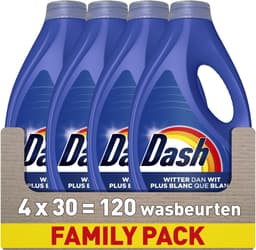 Dash Vloeibaar Wasmiddel - Witter Dan Wit - 4 x 30 Wasbeurten — thumbnail 1