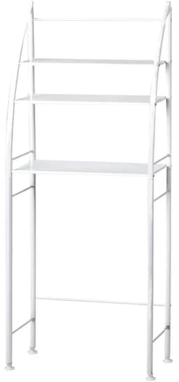Damenzo - Opbergrek - Opbergkast - Organizer - Badkamer - Rek - 3 laags - Wasmachine ombouwrek - Toilet ombouwrek - 43x166cm - Wit — thumbnail 4